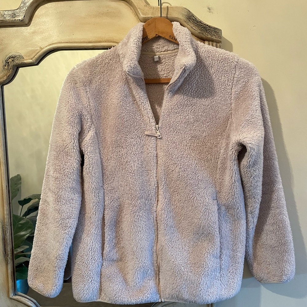 Final 🤠 | Uniqlo Fleece Jacket ~ Natural